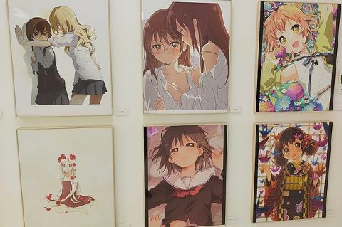 【悲報】萌えイラストの展覧会、ガチで意味不明すぎると話題にwwwwwwwwwwwwwwwwwwwwwwwwwwww