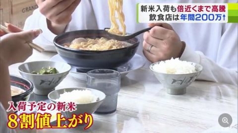 【令和の米騒動】約200万円の負担増!?飲食店から悲鳴…ラーメン屋「ライスの無料サービスの継続…難しい」