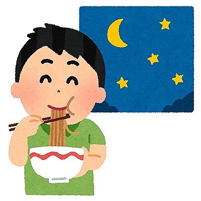 【素】深夜だけどラーメン食べていい?