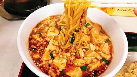 麻婆ラーメンおいしい → 麻婆豆腐に一番合う麺は⁉