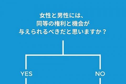 国連のフェミニスト組織さん「男性と女性には、同等の権利と機会が与えられるべきだと思いますか?YesかNoで答えてください」→結果