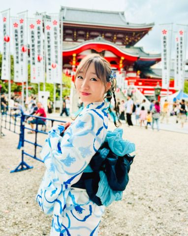 須田亜香里 おそらく今年最後の浴衣姿がネットニュースに