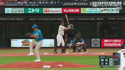 【日韓OB戦】日本、5回裏に鳥谷の2点タイムリーで1点差!!!!!!!!!