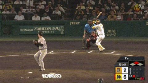 【阪神対巨人18回戦】阪神、6回裏に森下と前川のタイムリーで2点追加!リードを6点に広げる!!!!!