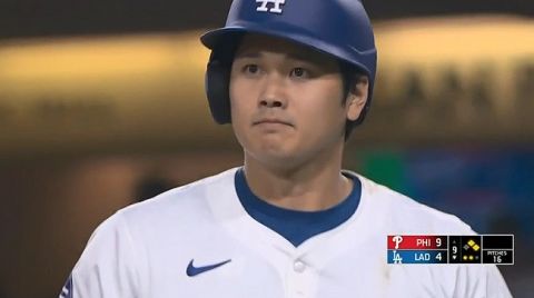 【MLB】ドジャース逆転負けで2位と3ゲーム差に　シュワーバーの3発に沈む　大谷は2試合連続ノーヒット