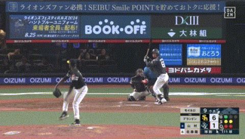 【西武対ソフトバンク18回戦】ソフトバンクが6-1で西武に快勝!優勝マジックは「30」!近藤健介が今季3度目の1試合2発!モイネロはプロ初の完投勝利で9勝目!