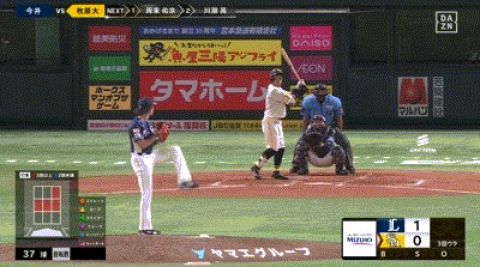 【ソフトバンク対西武22回戦】ソフトバンク・牧原大成、西武・今井から第2号同点ソロホームラン!!!!!!!!!!!