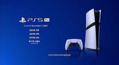 PS5 Proが発表。発売日は11月7日で価格は11万9980円[税込]。ディスクドライブは非搭載。ストレージは2TB。