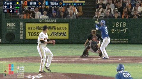 【巨人対中日23回戦】中日、4回に石川昂弥のタイムリーで1点を返す!!!!!!!!