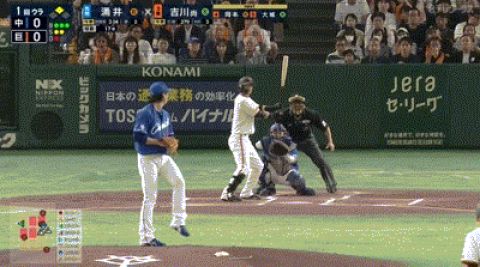 【巨人対中日23回戦】巨人、初回に吉川尚輝のタイムリーで先制!!!!!!!!!!!!!