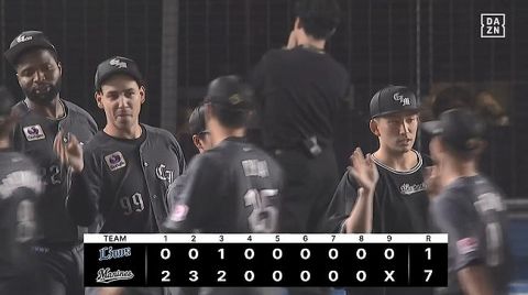 【ロッテ対西武22回戦】ロッテが7-1で西武に快勝し連敗4でストップ!CS圏の3位死守!西武キラー小島がキャリアハイ11勝目!西武は今季初4連勝ならず…