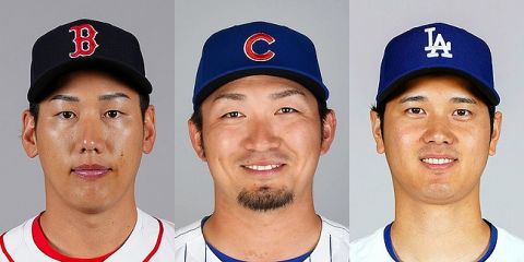 吉田正尚12、鈴木誠也6、大谷翔平5←これ