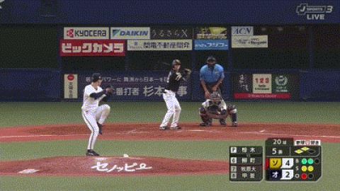 【オリックス対ソフトバンク23回戦】ソフトバンク、5回1アウト二三塁から柳町の2点タイムリーツーベースでリードを4点に広げる!!!!!!!!!!!!!!」