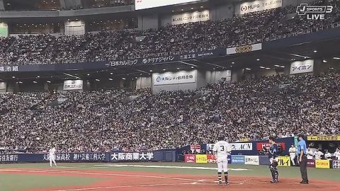 【オリックス対西武25回戦】今季限りで引退の安達が6回に代打で出場!4球目をセンターフライ