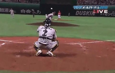 【動画】打者側から見た藤川球児のストレート、ガチで想像以上に浮いて見える