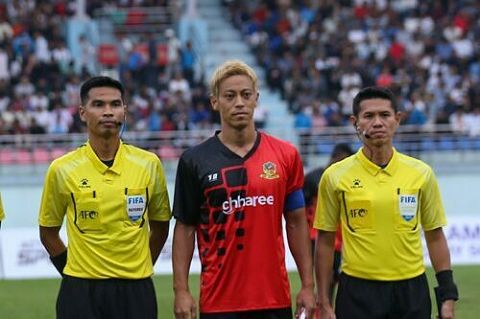 【サッカー】本田圭佑が自身10カ国目の得点記録!　ブータン王者と1試合契約で“有言実行”の2ゴール