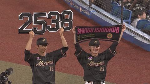 ロッテ唐川、本拠地マリンで2538日ぶり先発勝利「毎回投げる試合はこれが最後だと思って毎回上がってるので」