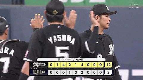 9月11日　オリックス3-12ロッテ　中村奨4安打・ソト3試合連続弾など打線が二桁得点の大爆発!1ヶ月ぶりの3連勝!