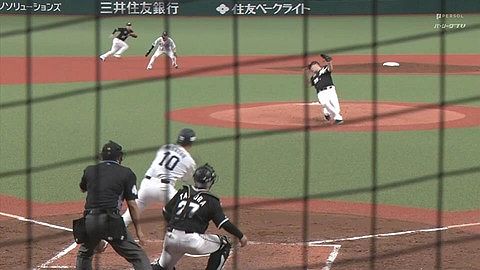 西野、無死満塁の大ピンチも頭脳プレーで無失点!