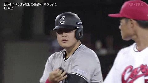 ロッテご自慢の岡本和真、優勝決まる試合で活躍するの流石やな