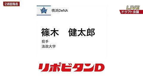 DeNAドラ2・篠木健太郎の投球動画　ストレートが凄いwwww