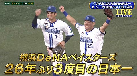 DeNAベイスターズ日本一記念　著名人・関係者のお祝いコメントまとめ