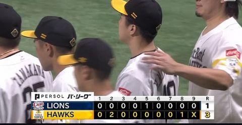 ソフトバンク、今季初4連敗止め1週間ぶり優勝M14に!甲斐が決勝打　松本晴が6回途中1失点で2勝目