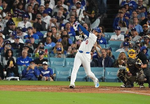 大谷翔平、7回に雄叫び勝ち越し打!2戦連続マルチ安打　勝てば優勝の大一番でまたも勝負強さ発揮