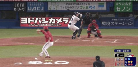 ヤクルト青木、引退試合第2打席でヒット!!!!