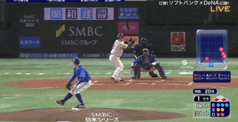 【日本シリーズ】ソフトバンク近藤、DeNA東から同点タイムリー!!!!