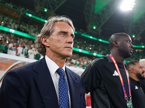 サウジ代表、マンチーニ監督を解任…W杯アジア最終予選3位と低迷　24日に契約解除合意を発表