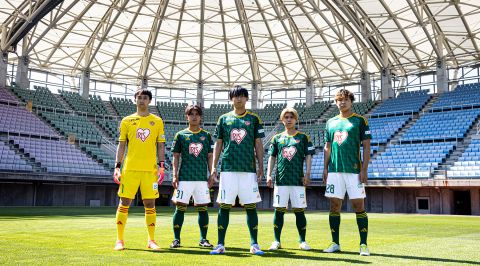 ベガルタ仙台がクラブ創設30周年記念ユニフォームを発表　前身となったブランメル仙台のグリーンをベースカラーに採用