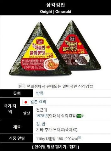 韓国人「韓国人が激論!三角おにぎりは日本料理、でも三角『キンパプ』はなぜ韓国料理だと思うのか?」韓国の反応韓国の反応