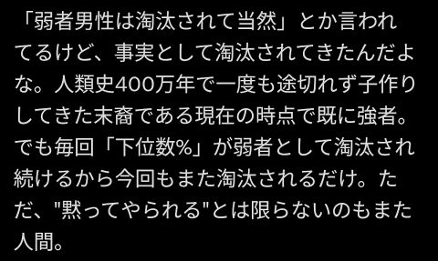 【悲報】女性「弱者男性の子を産むくらいなら強者男性の第四夫人になる方がマシ」←正論と話題にw