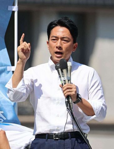 総裁選出馬の小泉進次郎氏「長年の課題に決着つける」　銀座の街頭演説に約5千人