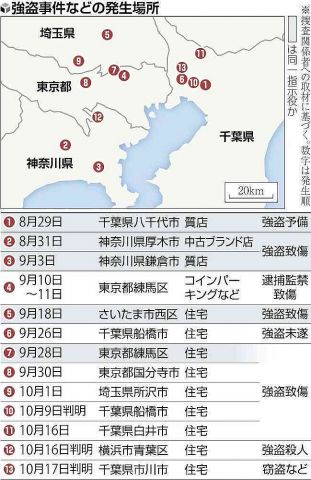 闇バイト強盗5件は同一指示役か…アカウント名「小山」、警察が合同捜査本部設置へ