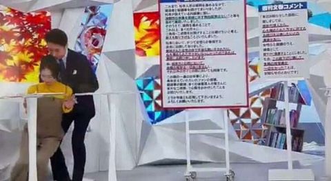 フジ小室瑛莉子アナ、生放送中に倒れる　谷原章介が慌てて支える「大丈夫?」　「すみません…」